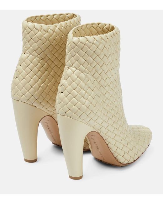Bottega Veneta Natural Canalazzo Ankle Boot