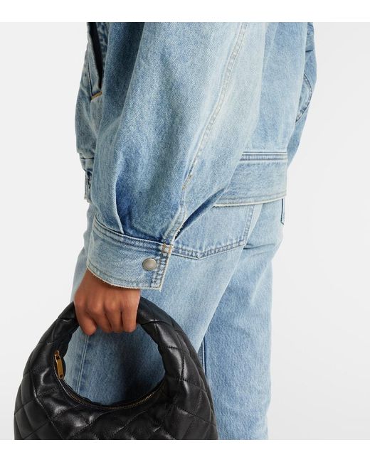 Saint Laurent Blue Denim Blouson Jacket