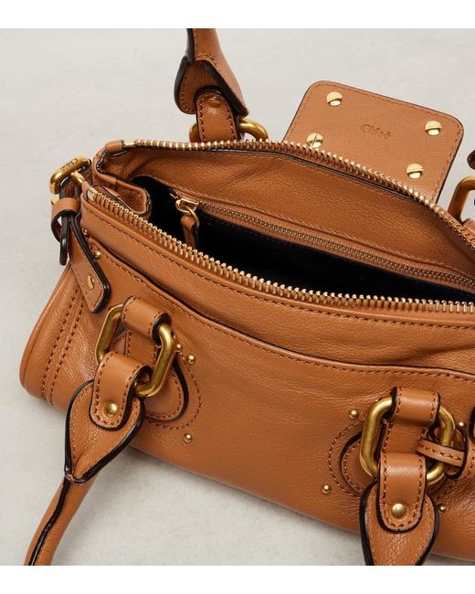 Chloé Brown Paddington Leather Shoulder Bag