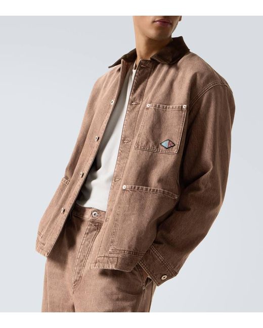Bottega Veneta Brown Cotton Denim Jacket for men
