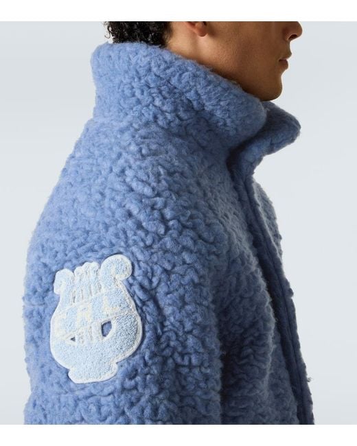 Veste En Laine Melangee ERL pour homme en coloris Blue