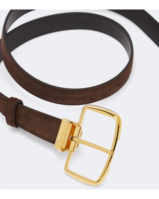 Dolce & Gabbana Brown Suede Belt