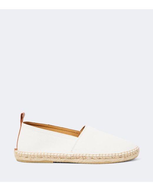 Frescobol Carioca White Canvas Espadrilles for men