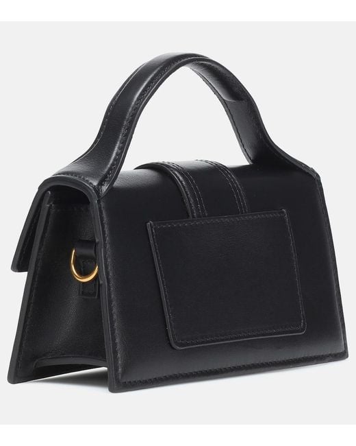 Jacquemus Black Le Bambino Leather Satchel Bag