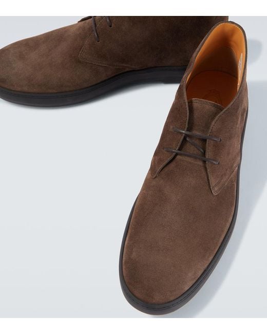 Anfibi di Tod's in Brown da Uomo