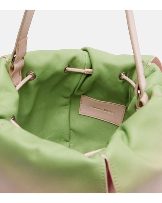 Simone Rocha Pink Leather Shoulder Bag