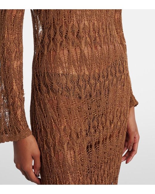 Isabel Marant Natural Paloma Sheer Maxi Dress