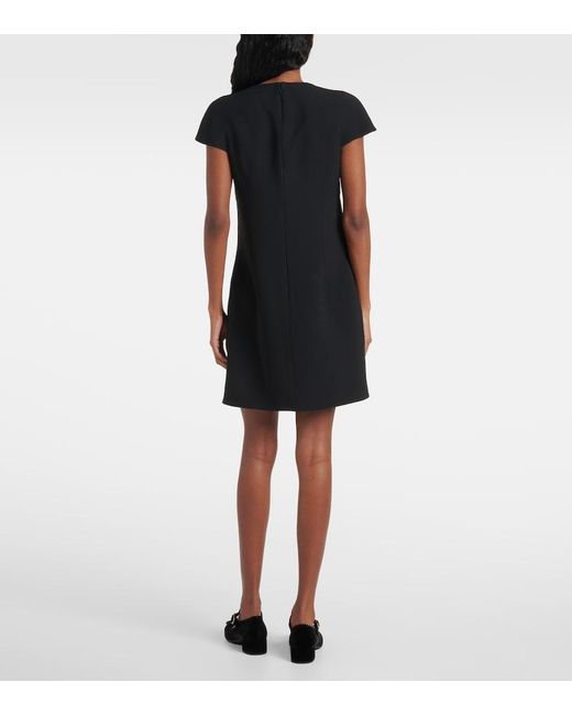 Prada Black Sablé Mini Dress