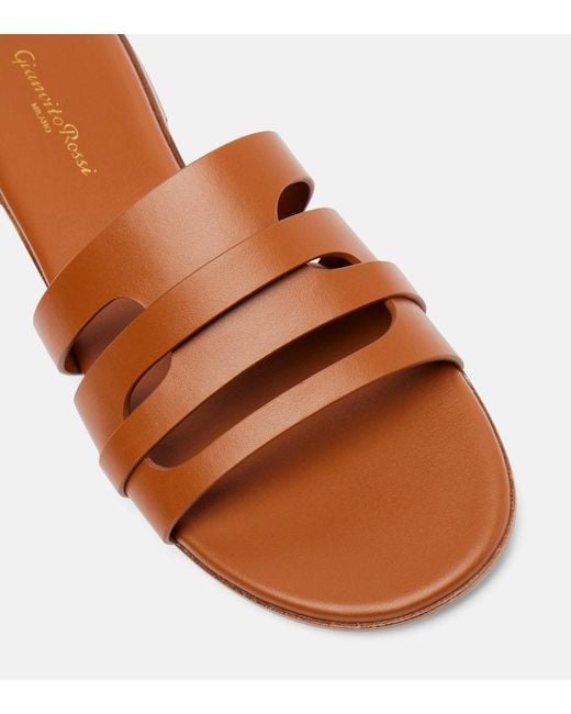 Sandalias De Piel Gianvito Rossi de color Brown