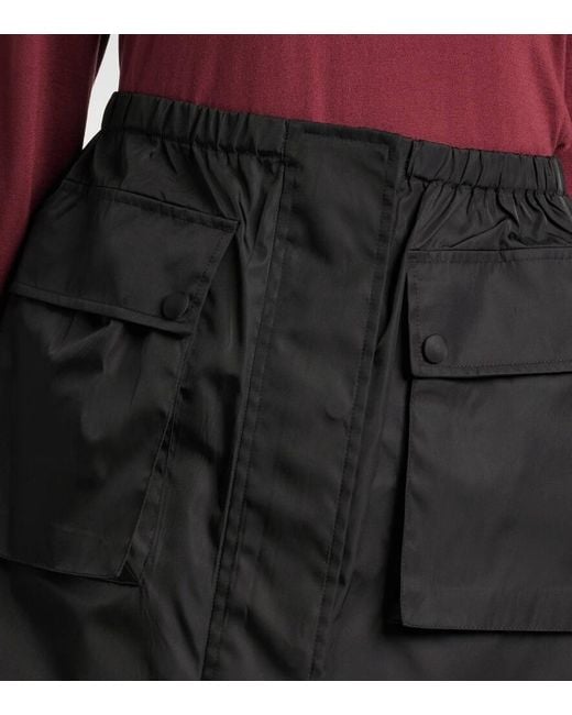 Prada Black Re-Nylon Miniskirt