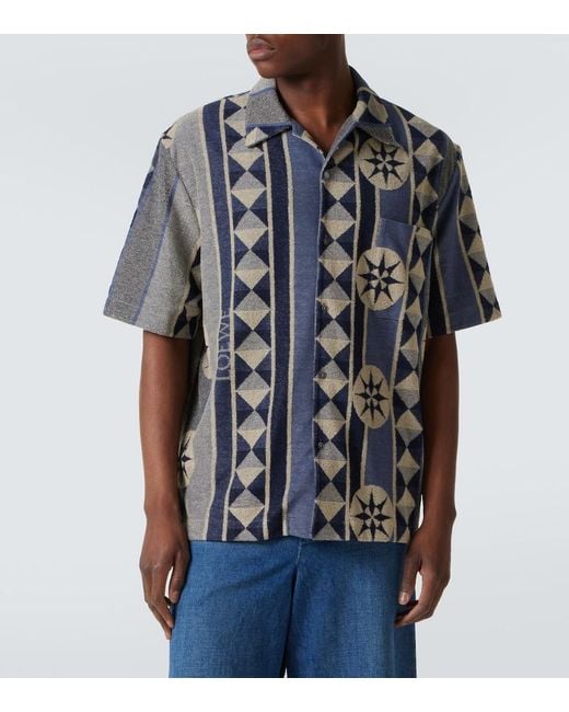 Camicia Bowling di Loewe in Blue da Uomo