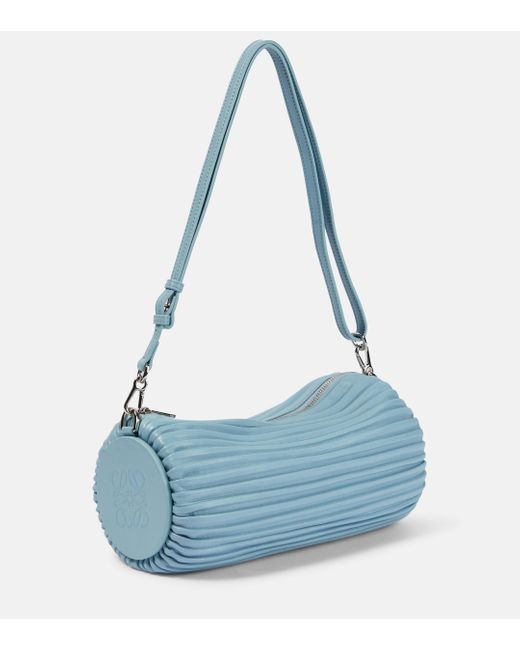 Loewe Blue Bracelet Leather Shoulder Bag