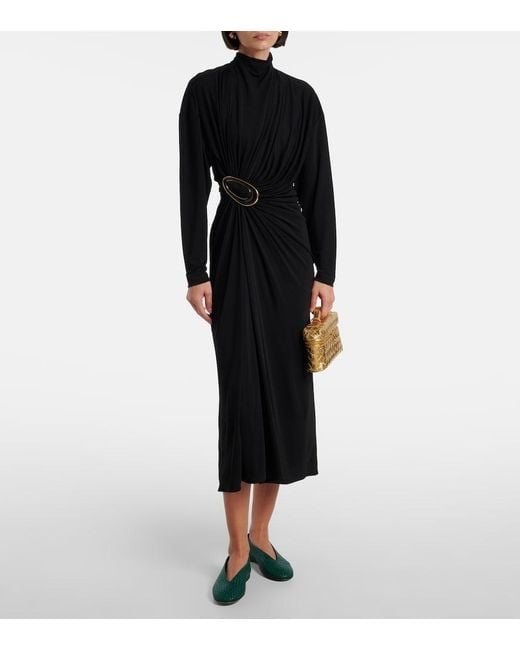 Bottega Veneta Green Rosa Intrecciato Leather Ballet Flats