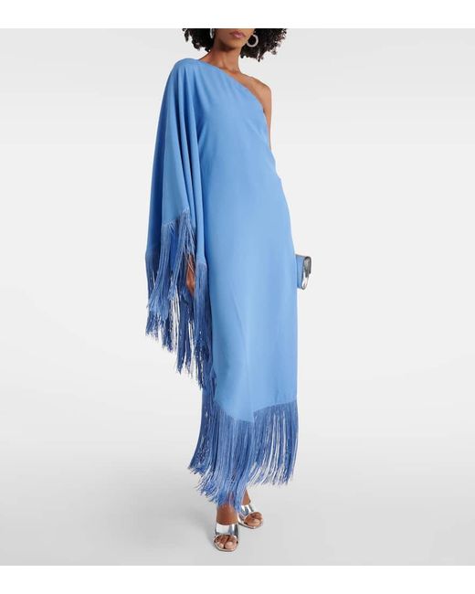 Vestido de fiesta Spritz de cady de crepe ‎Taller Marmo de color Blue