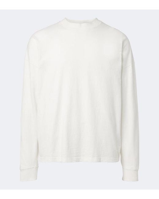 The Row White Dolino Cotton Jersey T-Shirt for men