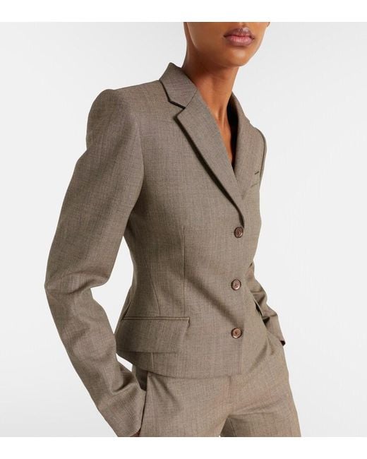 McQueen Green Cropped Blazer