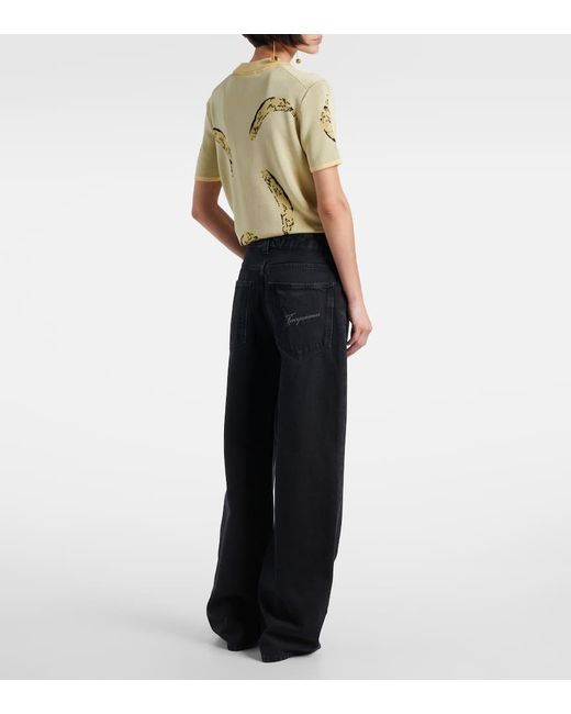 Jean Ample De-Nimes Jacquemus en coloris Black
