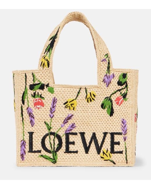Loewe Metallic Small Font Tote