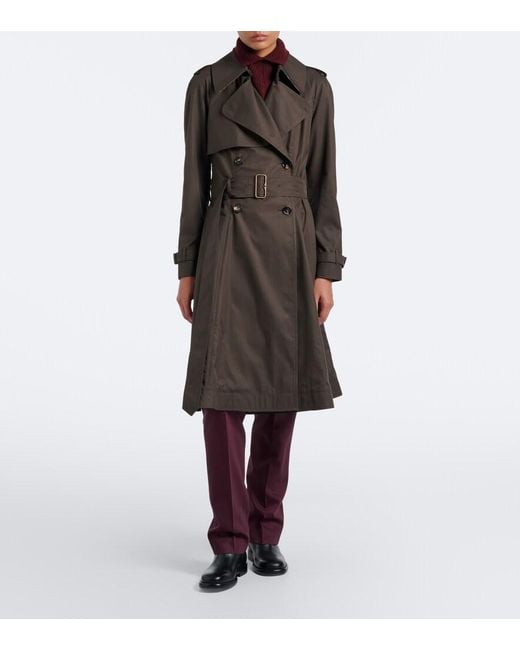 Burberry Brown Pembury Cotton Gabardine Trench Coat