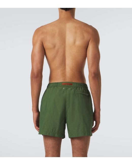 Zegna Green Swim Trunks for men