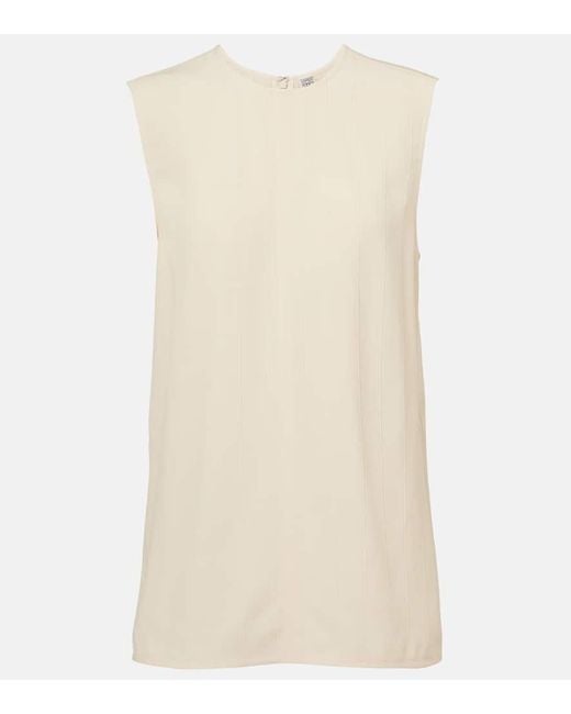 Tank Top A Righe di Totême  in Natural