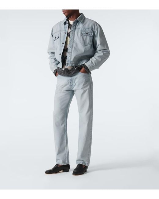 The Row Blue Burt Straight Jeans for men