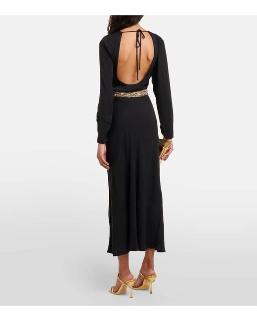 Abito Midi Elena di Rixo in Black
