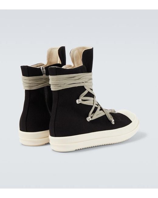 Sneakers Alte Megalace di Rick Owens in Black da Uomo