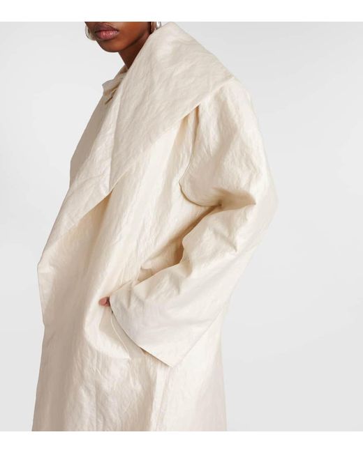 Maticevski Natural Sparkling Cotton-blend Coat