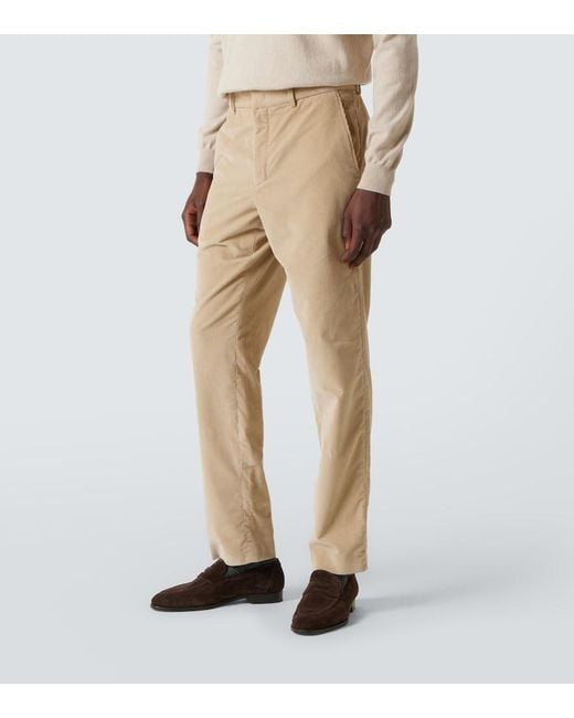 Loro Piana Natural Cotton Chinos for men