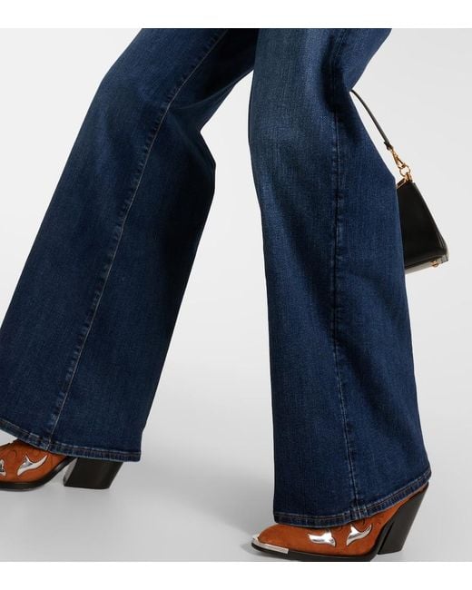 Jeans A Gamba Larga Lotta Rebel di 7 For All Mankind in Blue