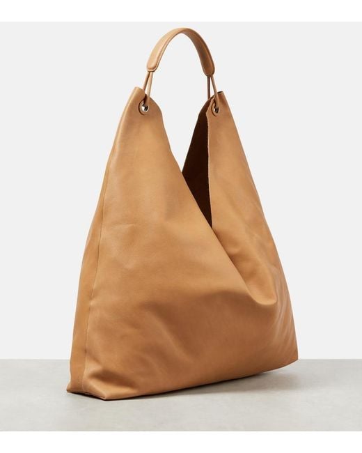 The Row Natural Tote Bag Bindle Aus Leder