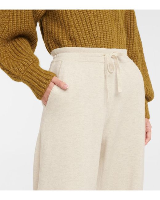Isabel Marant Natural Kira Drawstring Sweatpants