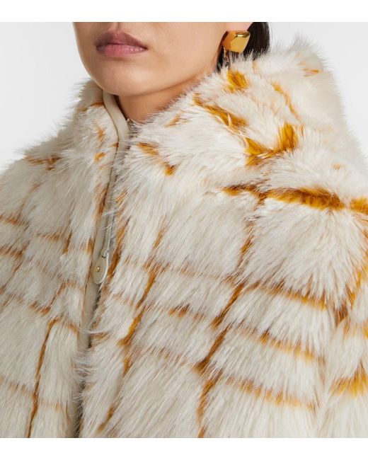 Moncler Natural Pluvier Checked Jacket