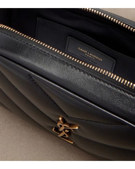 Borsa A Tracolla Loulou Mini di Saint Laurent in Black