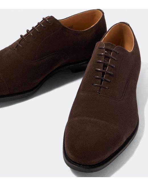 Church's Brown Consul R 2.0 Suede Oxford Shoes for men