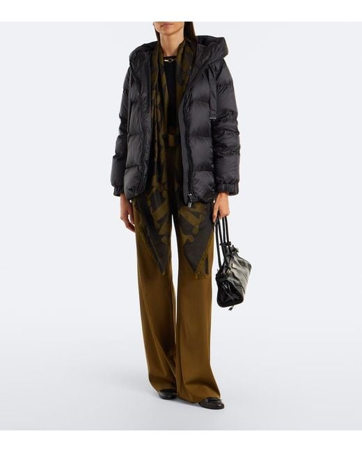 Max Mara Black Technical Down Jacket