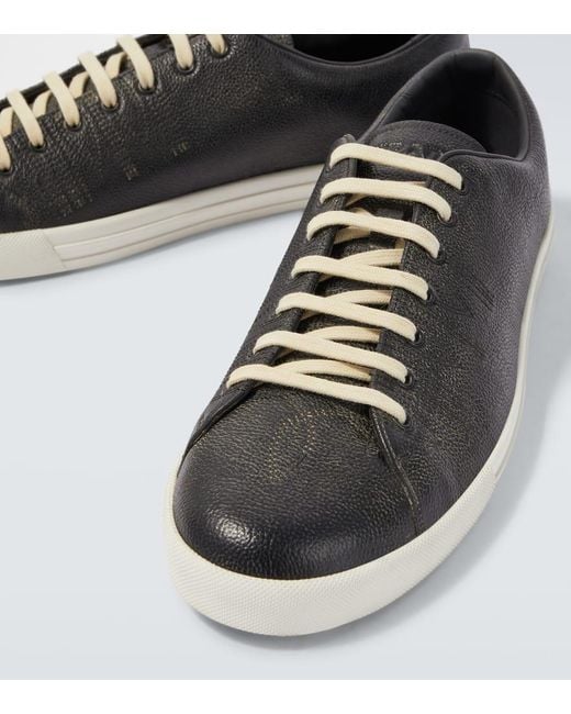 Prada Sneakers Aus Leder in Black für Herren
