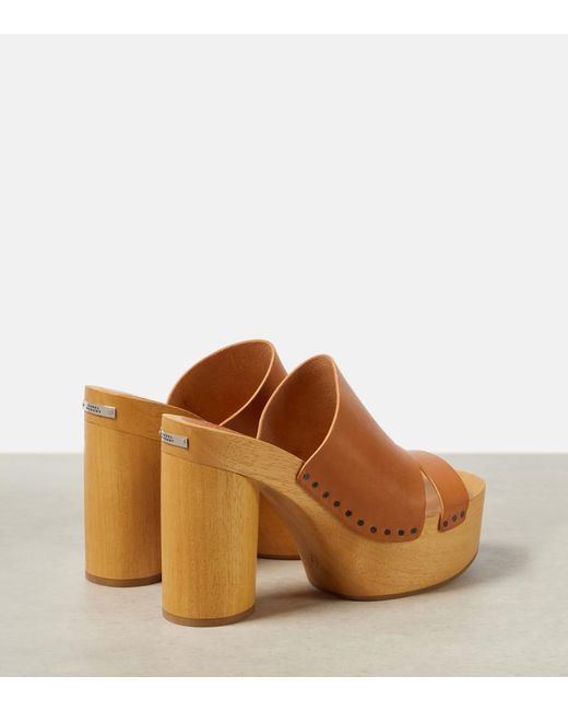 Isabel Marant Brown Hyun Leather Sandals