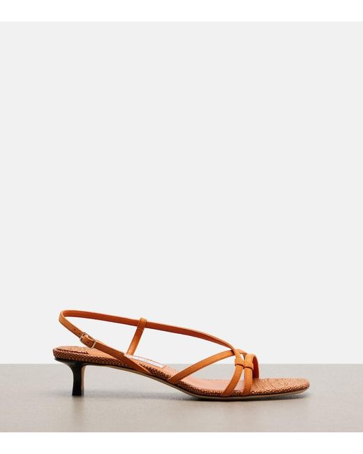 Jimmy Choo Brown Farris Suede Sandals