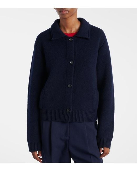 Lisa Yang Blue Lynna Cashmere Cardigan