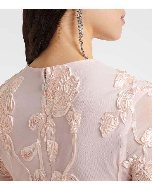 Robe Brodee En Resille ROTATE BIRGER CHRISTENSEN en coloris Pink