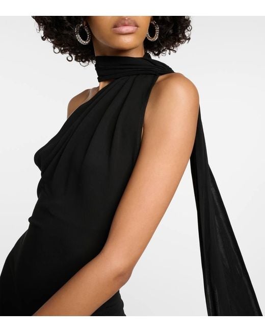 Alex Perry Black Minikleid Aus Jersey