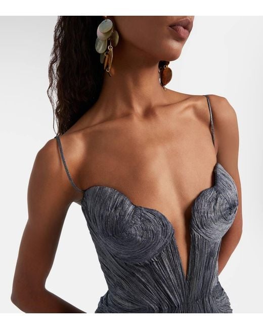 Abito Lungo Cecilia di Maria Lucia Hohan in Blue