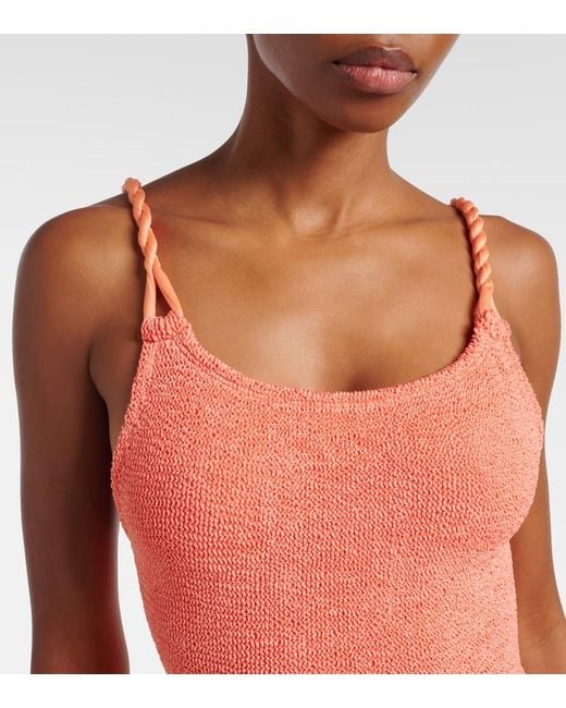 Hunza G Orange Camille Swimsuit