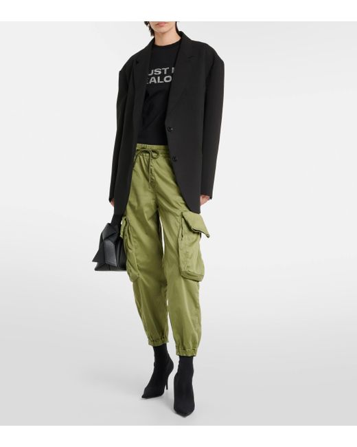 Pantalon cargo en coton AG Jeans en coloris Green