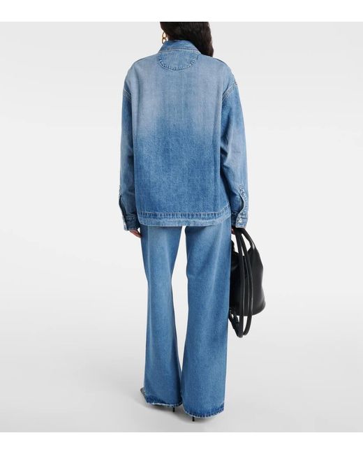 Camicia di jeans De-Nimes di Jacquemus in Blue