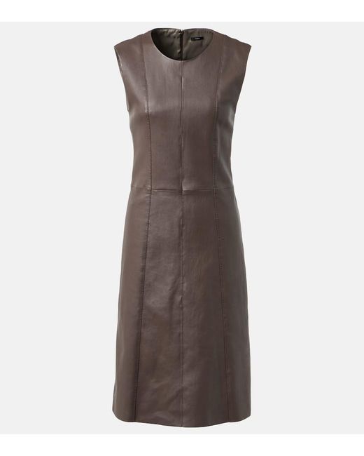 Joseph Brown Midikleid Aus Leder