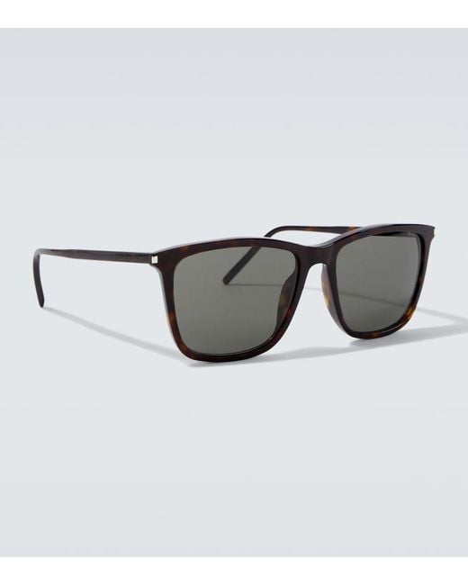 Saint Laurent Brown Sl 851 Square Sunglasses for men