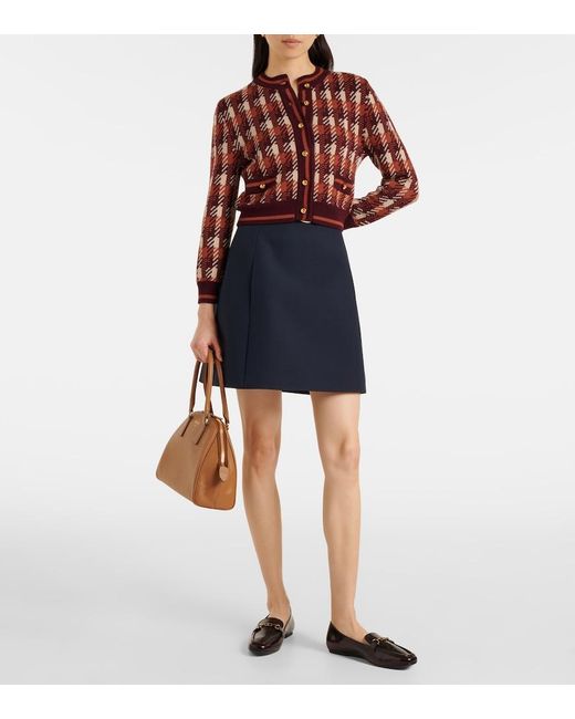 Tod's Brown Polished Leather Loafers